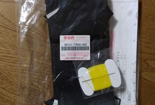 Housse de volant en cuir noir pour pièces d'origine Suzuki Jimny & Sierra