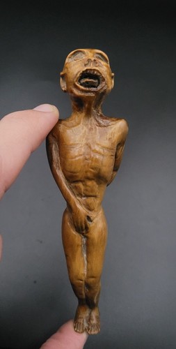 Netsuke homme mourrant - netsuke,