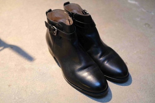 Bottes bottines en cuir - bottines,