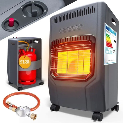 Poêle gaz 4200w - 3, niveaux