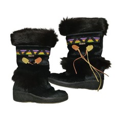 Tecnica Moon Boots Black Faux