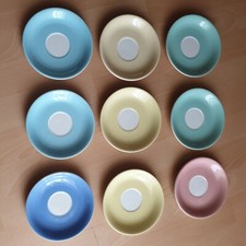 9 ASSIETTES SOUS TASSES 14 CM