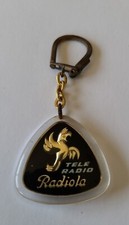 RARE Porte Clé transparent - BOURBON - RADIOLA - TELE RADIO Key Ring