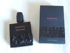 Flacon vaporisateur vide avec boîte Habanita Molinard 75 ml