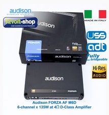 Amplificateur Audison AF M6D Forza 6 canaux 6x135W RMS ; Fabriqué en Italie