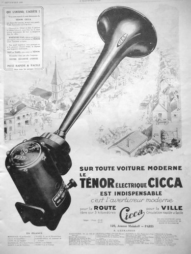 Publicité 1928 cicca - publicitÉ, le