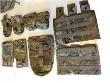Lot de 9 pochettes multicam US
