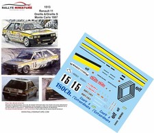 DECALS 1/43 REF 1513 RENAULT