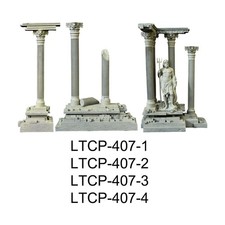 Décoration de colonne romaine en résine, petit aquarium, ornement de ruines