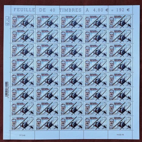 Timbre feuille entière - timbre,