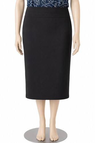 Jupe crayon noire - noire, haute