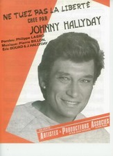 Johnny Hallyday  Partition "Rien à personne"   R@RE