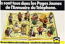 PUBLICITE ADVERTISING 054 1979  LES PAGES JAUNES ANNUAIRE PTT ( 2 pages)