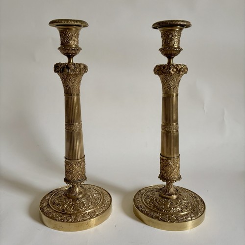 Importante paire bougeoirs - importante,