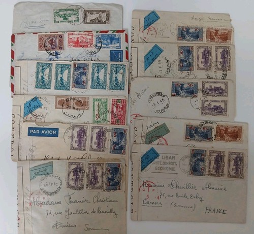 Liban enveloppes avec - 11,