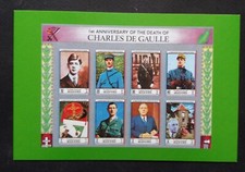 TH1128B) Carte postale Hommes Célèbres : Charles de Gaulle - Anniversaire décès
