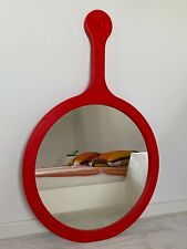SUPERBE  Miroir  Orange  Vintage    années 70's IKEA vintage
