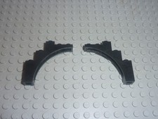 2x arches LEGO CASTLE black archs 2339 / sets 4730 6071 7784 6077 6066 6054 7029