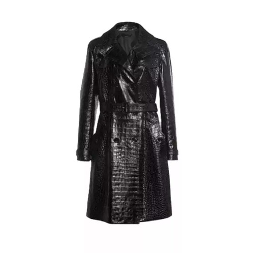 Manteau trench femme noir - , en
