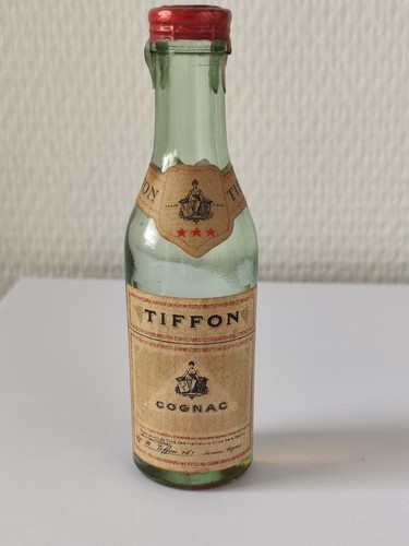 Old cognac tiffon - old, empty-
