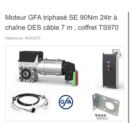 Moteur gfa triphasé 90nm - gfa,