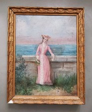 Élégante au bord de mer