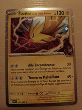 Carte Pokemon Electhor de la Team Rocket 070/182 Promo Holo cosmos EV10 Fr