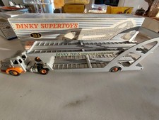 DINKY TOYS TRACTEUR UNIC PORTE VOITURES EN BOITE n° 39A