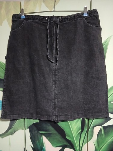 Jupe jean noir grande taille - jupe,