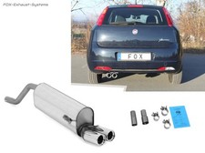 Échappement Sport Fiat Grande Punto Type 199 Diesel Ab 2005 2x76 Rond Avec ABS