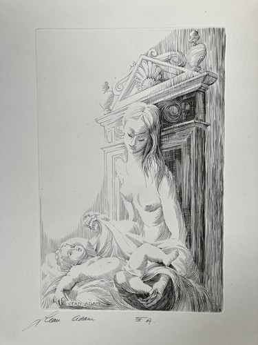 Lithographie estampe originale - estampe,