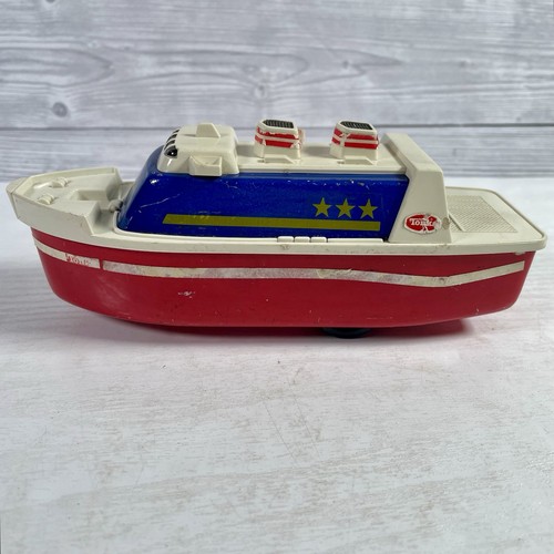 Tonka pressed steel ship - pressed,