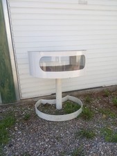 Meuble accueil, présentoir, guéridon, console, design - vintage - atypique