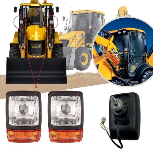 Jcb tractopelle chargeur - tractopelle, phare