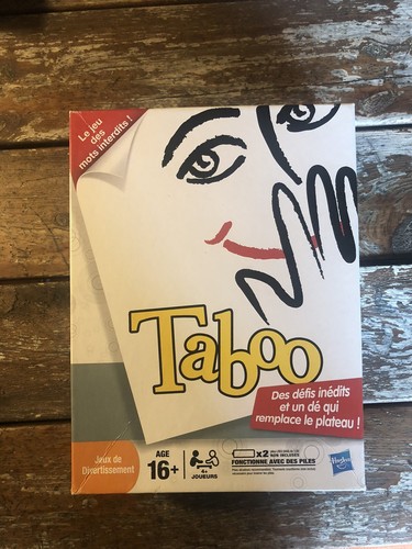 Taboo jeu des mots - taboo, le