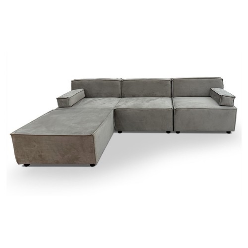 Canapé modulable velours - canapé, en