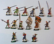 Plats d'étain - Zinnfiguren : Guerre de 30 ans - 15 lansquenets allemands