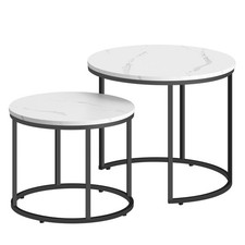 Table basse ronde, 2 pièces -