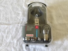Coffret de 5 Lampes CITROEN ou autre véhicule équipées en Iode H1