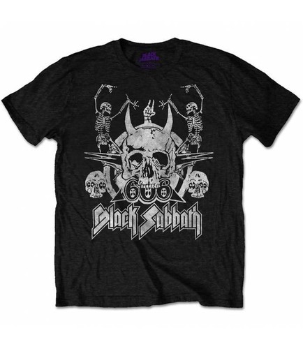 Black sabbath shirt manches - black,