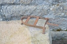 Ancien Support Socle de Fer à Repasser en Fer Forgé Epoque XIXe Siècle 1900