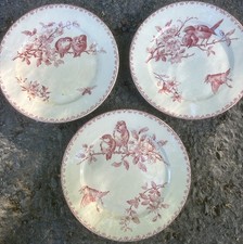 Série de 3 Assiette Plate