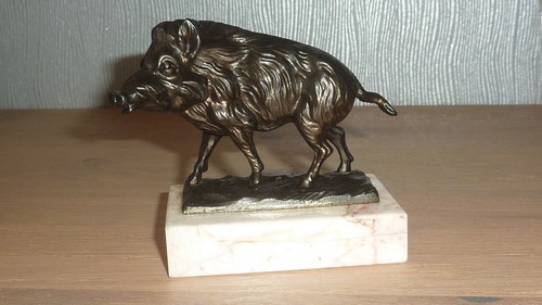 Statue animalière sanglier - statue,
