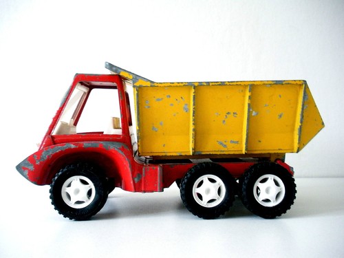 Jouet ancien camion - jouet, benne