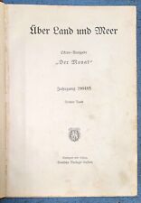 1904 1905 Sur terre et mer 3 volumes Revue illustrée Livre ancien