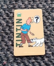 PREPAID KAART PHONECARD UK TINTIN 10€ UNITED KINGDOM TELEPHONIQUE CARTE 