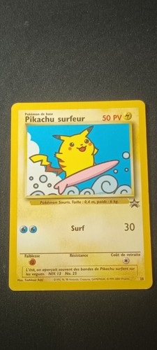 Pikachu surfeur promo - pikachu, black
