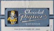 Traite facture 1928 Chocolat