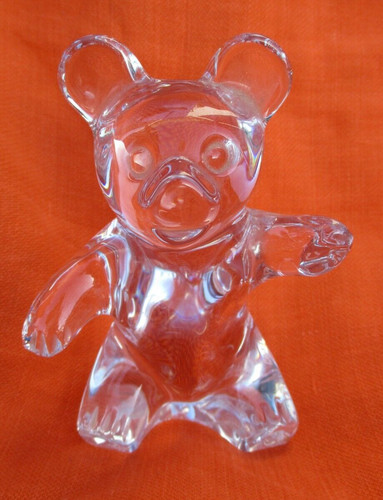 Statue ours cristal daum - cristal,