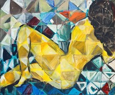 Femme nue de dos Peinture